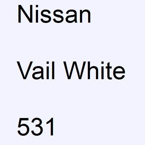 Nissan, Vail White, 531.